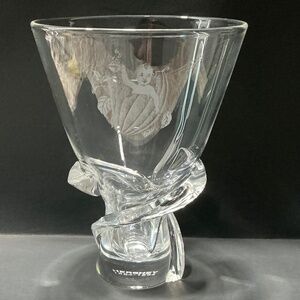 Rare Find Steuben Crystal Hershey Centennial Vase